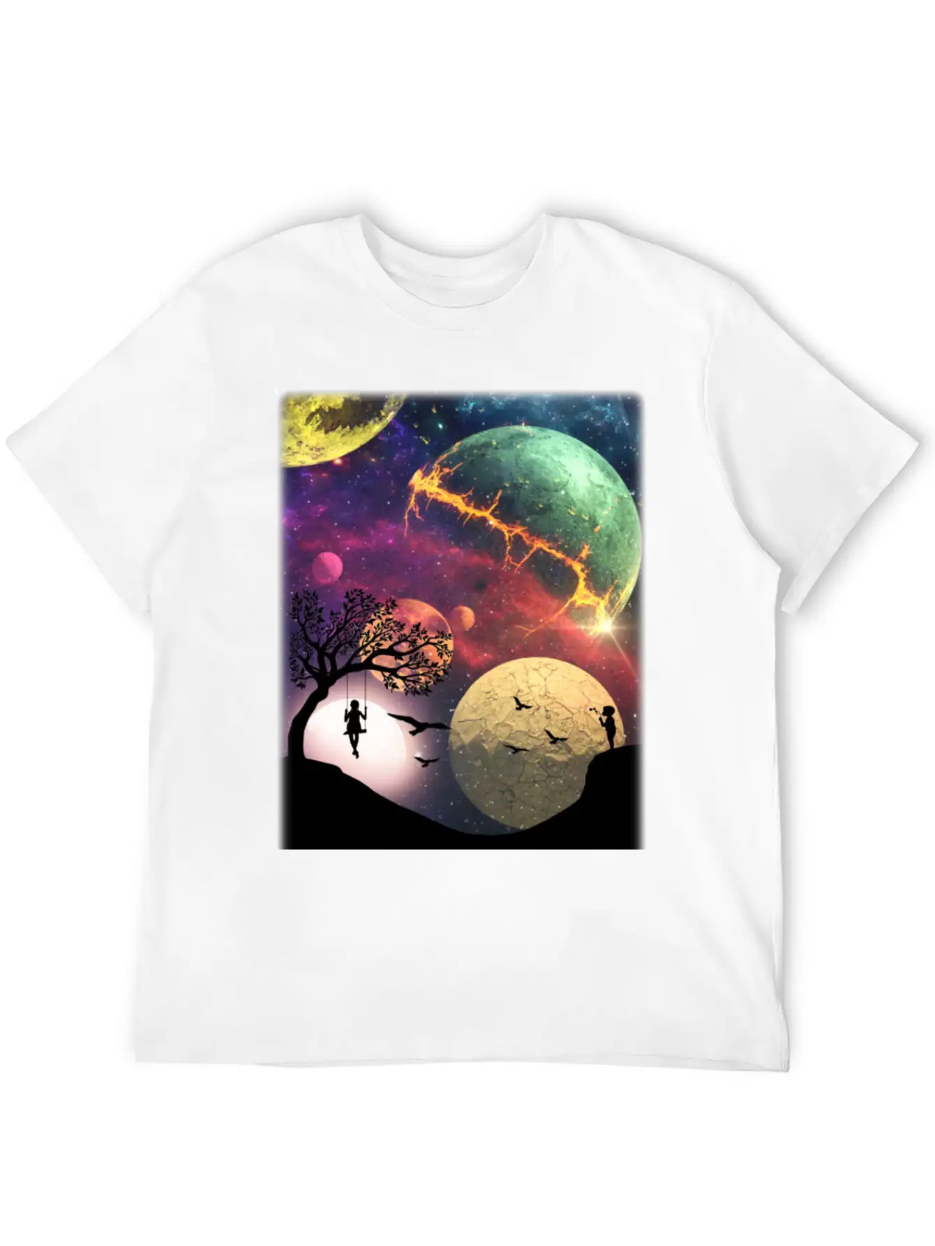 Universe Essential Cotton Tee For Daily Outfits – Unisex Style