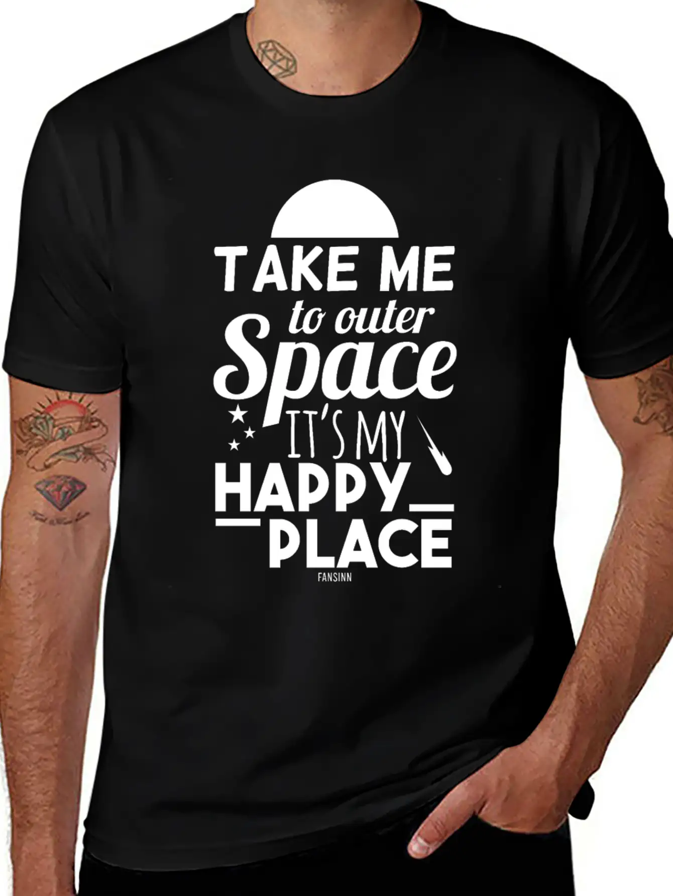 Universe Planet Sky Star Relaxed Everyday Tee – Lightweight And Durable Cotton