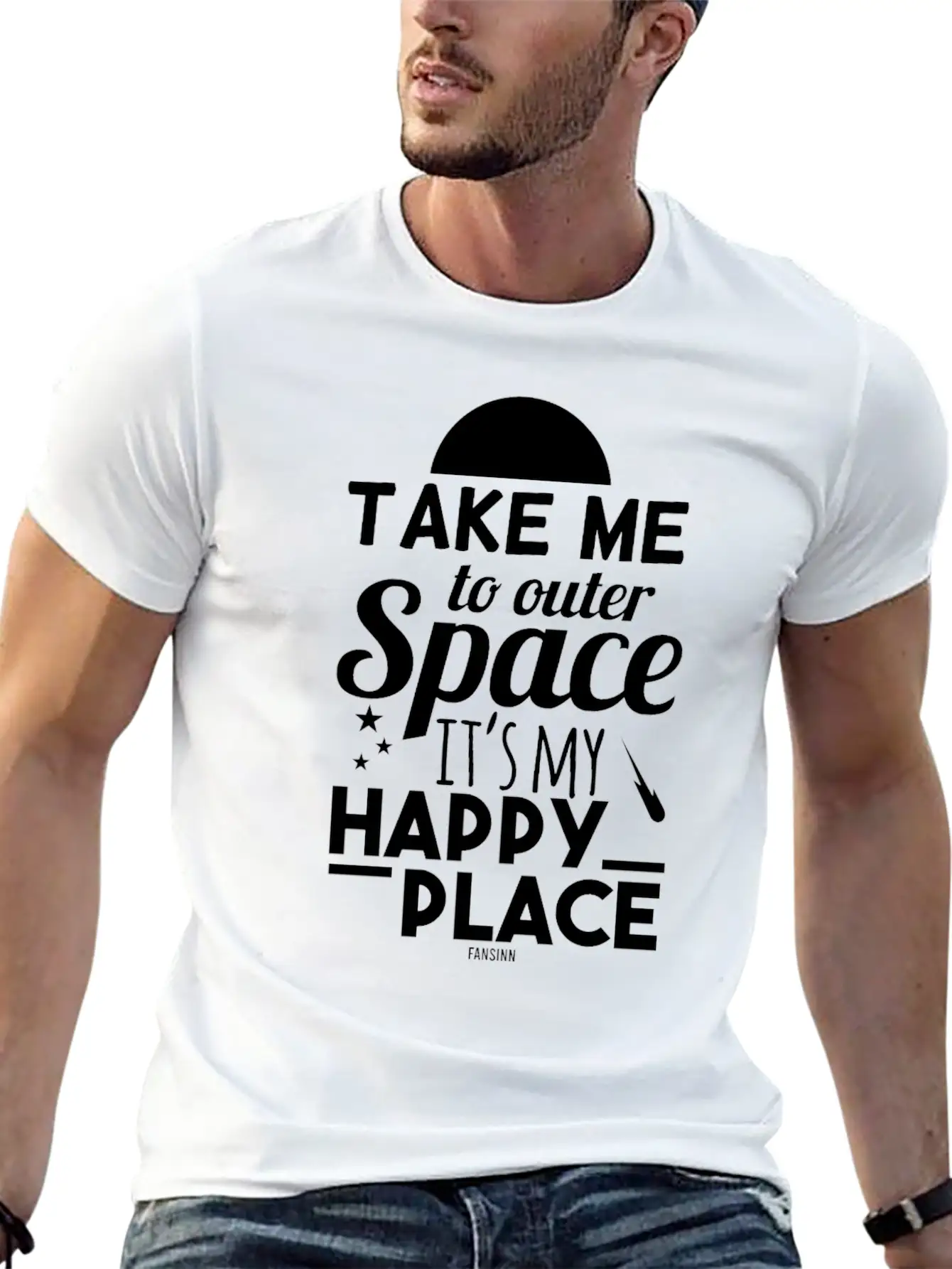 Universe Planet Sky Star Relaxed Everyday Tee – Lightweight And Durable Cotton