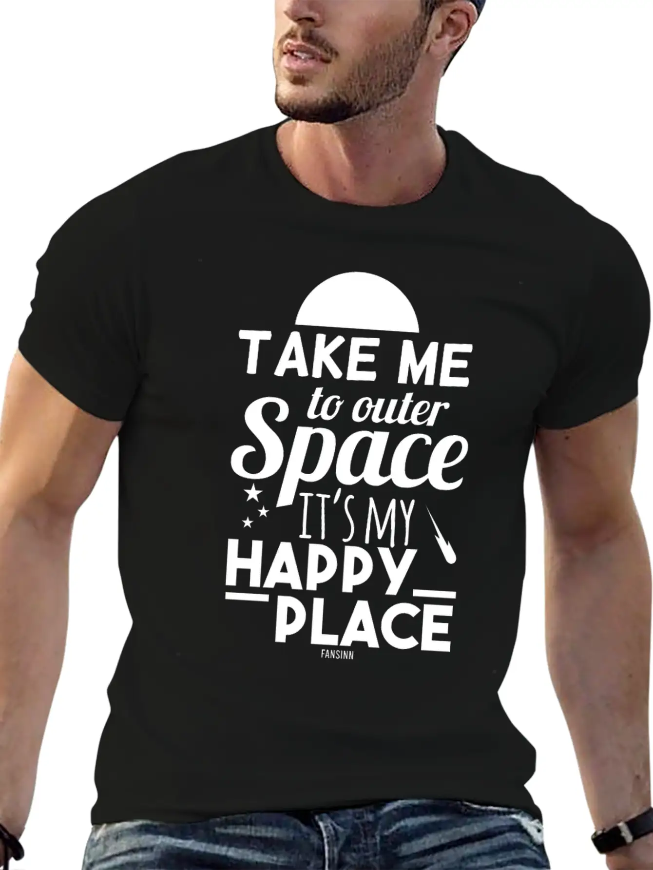 Universe Planet Sky Star Relaxed Everyday Tee – Lightweight And Durable Cotton
