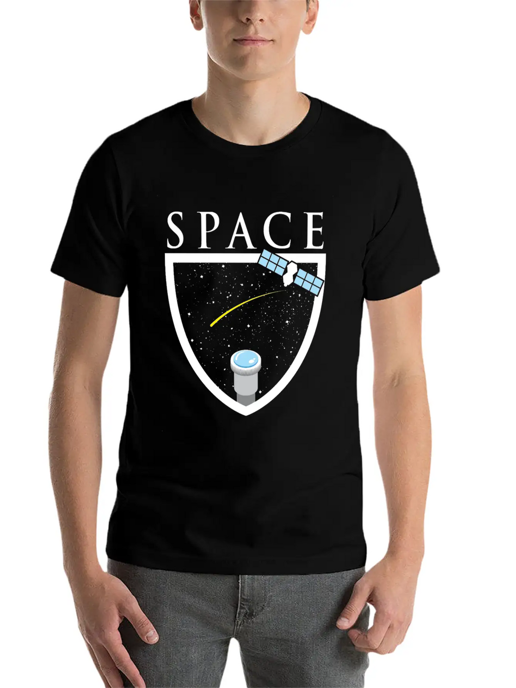 Universe Space Rocket Mars Moon Breathable Graphic T-Shirt – Perfect For Casual Days