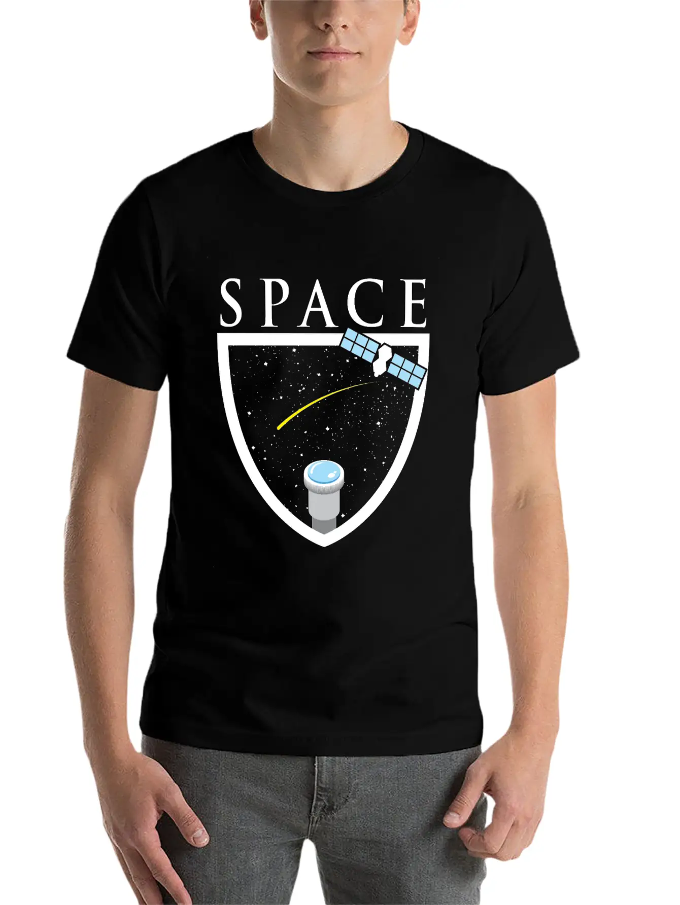Universe Space Rocket Mars Moon Breathable Graphic T-Shirt – Perfect For Casual Days