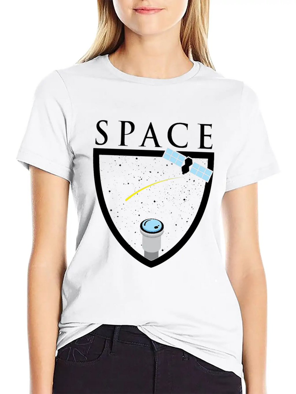 Universe Space Rocket Mars Moon Breathable Graphic T-Shirt – Perfect For Casual Days