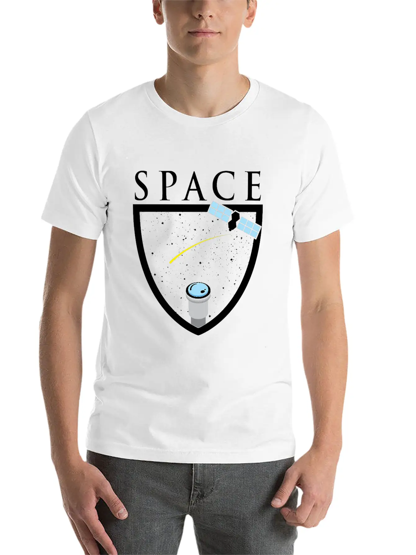 Universe Space Rocket Mars Moon Breathable Graphic T-Shirt – Perfect For Casual Days