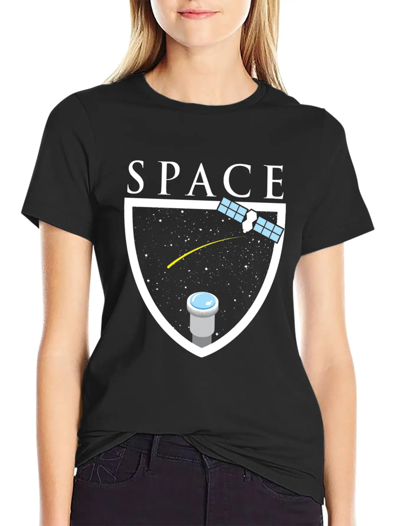 Universe Space Rocket Mars Moon Breathable Graphic T-Shirt – Perfect For Casual Days