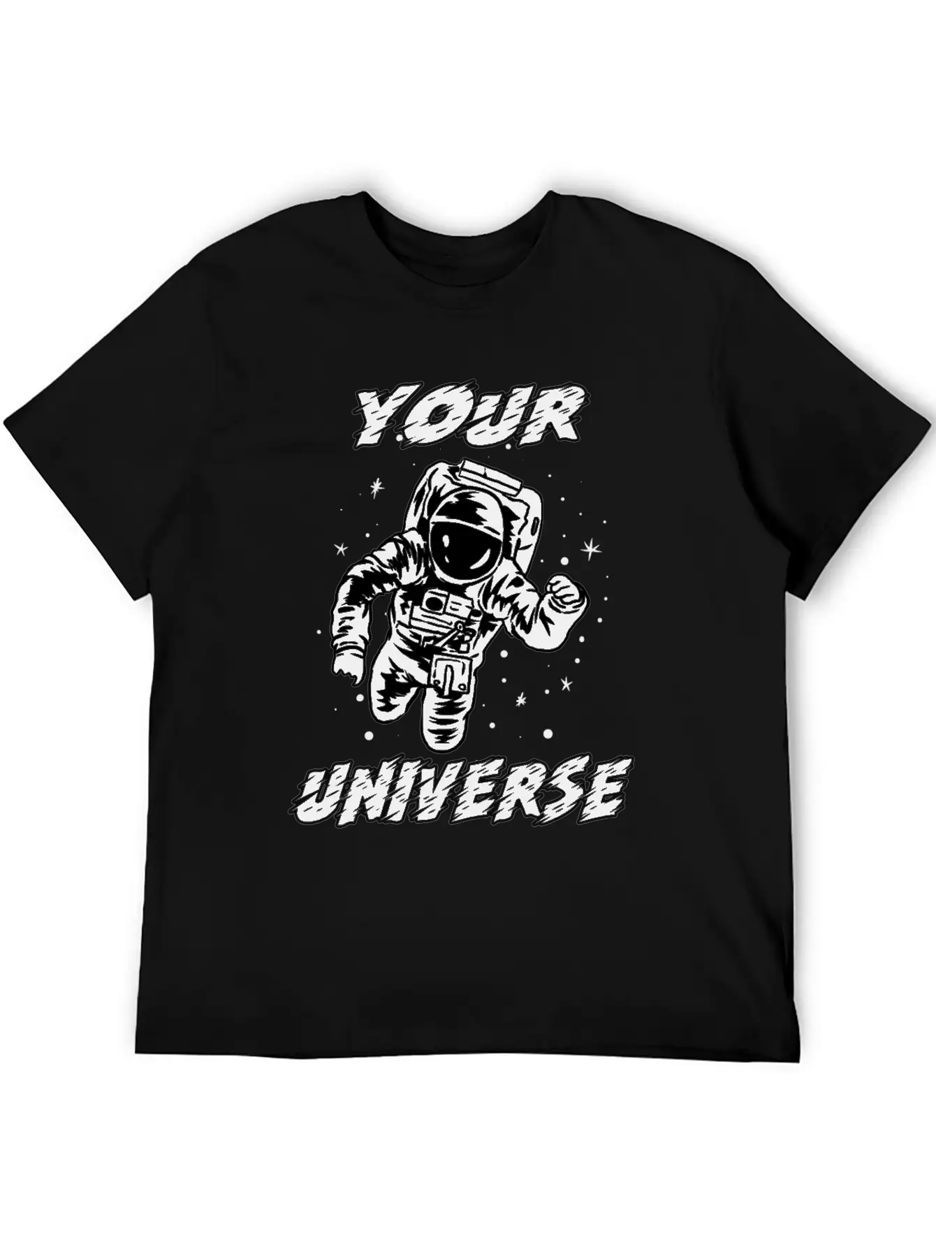 Universe Traveler Space-man Galaxies Stars Gift Basic Graphic T-Shirt – Daily Comfort In Soft Cotton