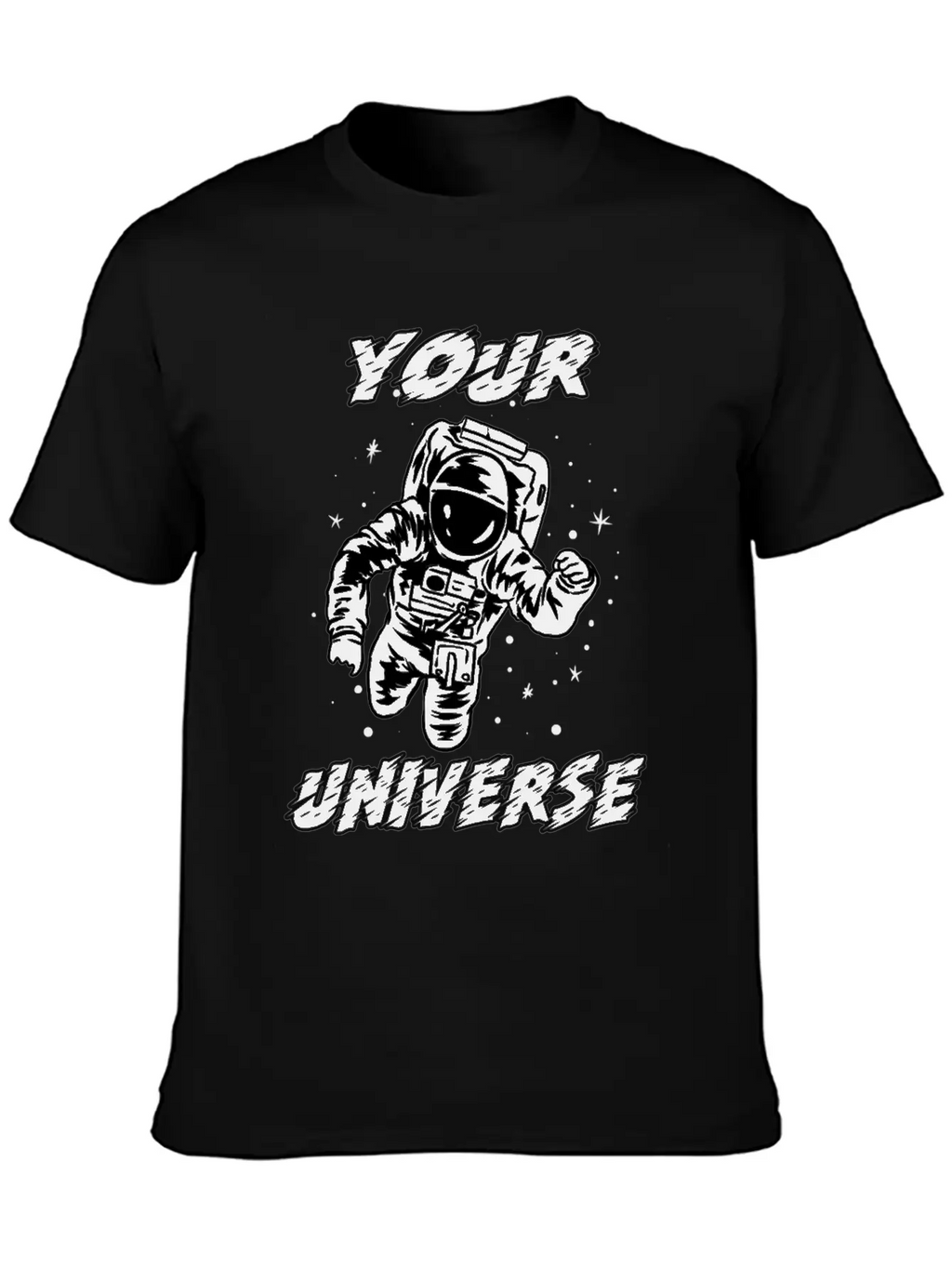 Universe Traveler Space-man Galaxies Stars Gift Basic Graphic T-Shirt – Daily Comfort In Soft Cotton