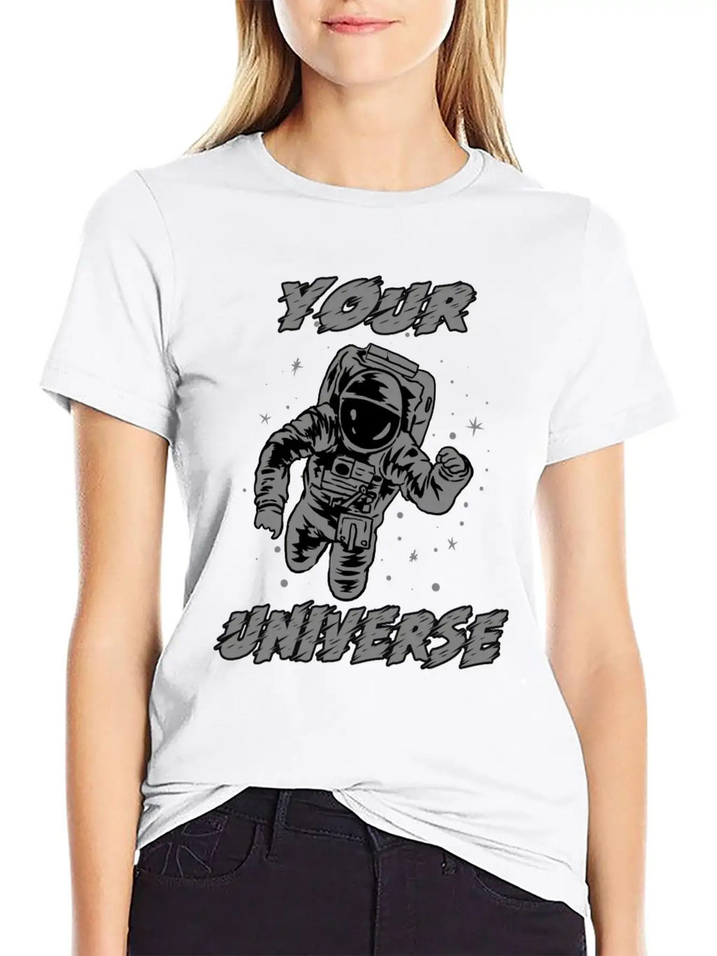 Universe Traveler Space-man Galaxies Stars Gift Basic Graphic T-Shirt – Daily Comfort In Soft Cotton