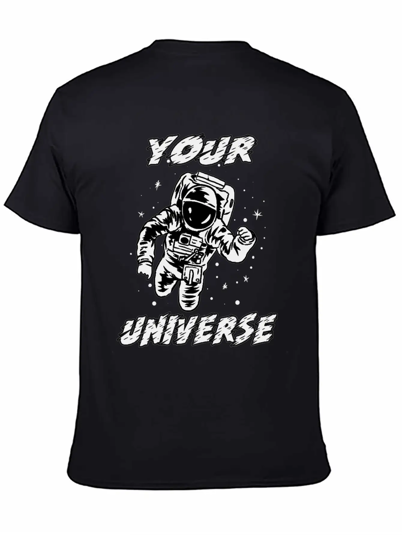 Universe Traveler Space-man Galaxies Stars Gift Basic Graphic T-Shirt – Daily Comfort In Soft Cotton