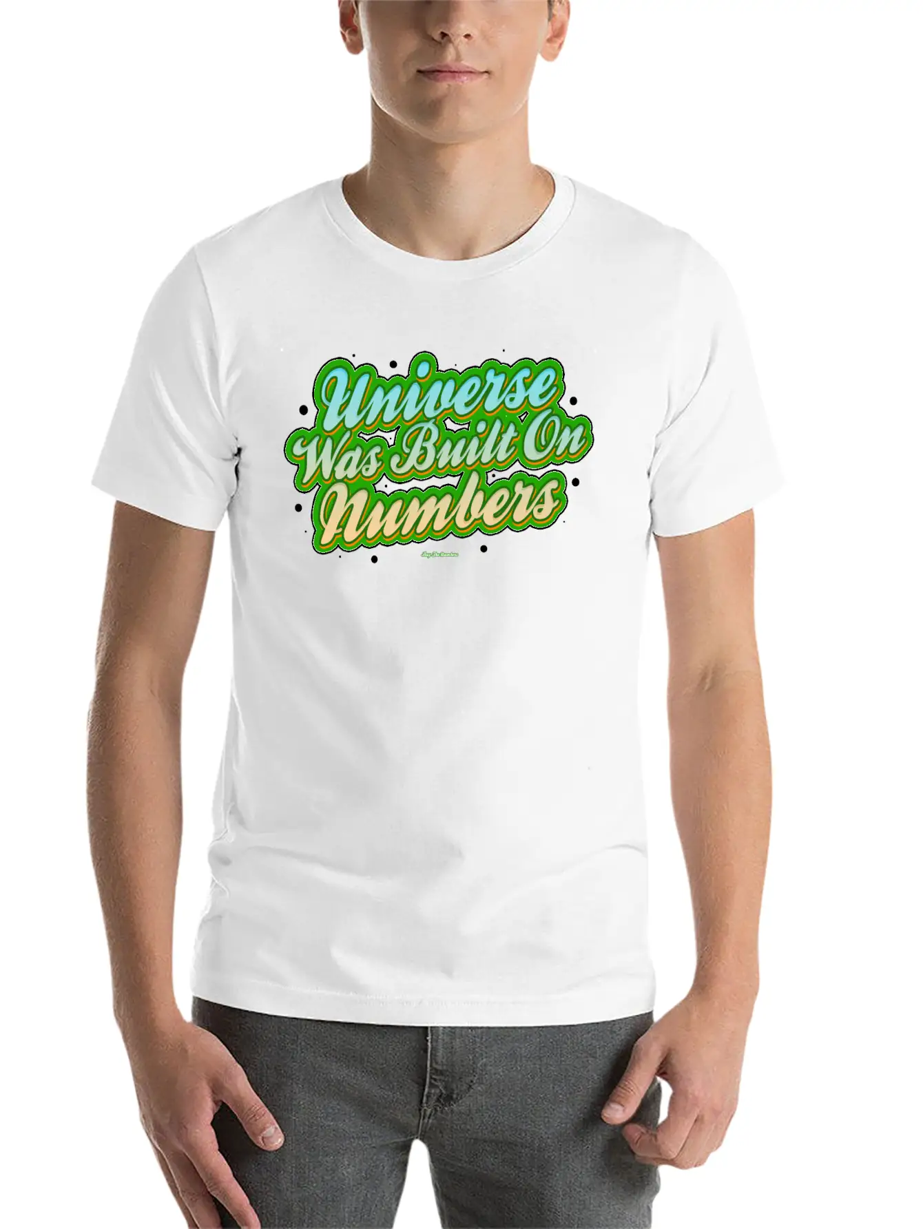 Universe Was Built On Numbers Timeless Short Sleeve Tee – Comfy And Minimalist Design
