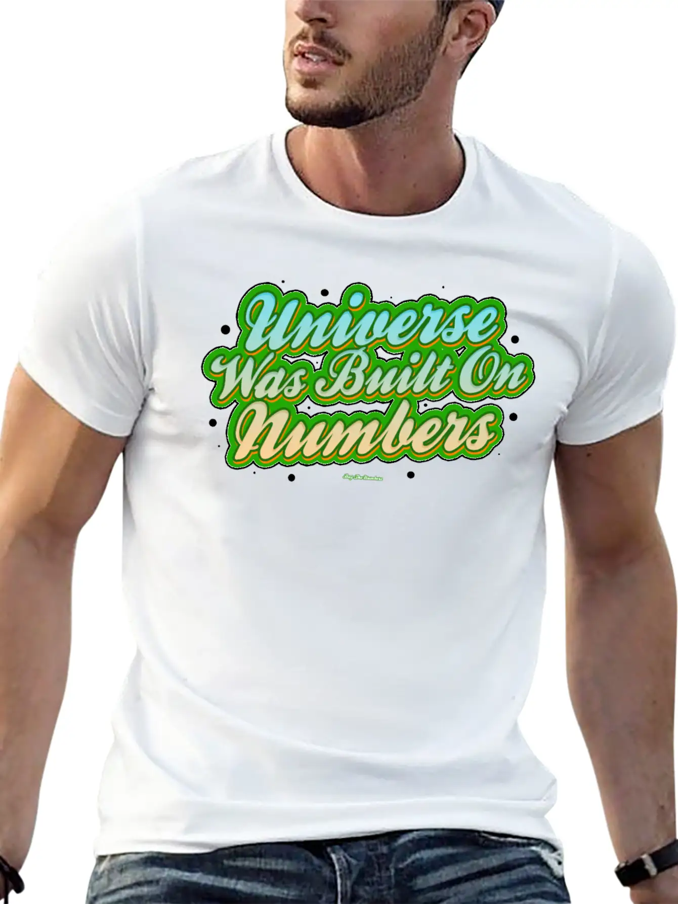 Universe Was Built On Numbers Timeless Short Sleeve Tee – Comfy And Minimalist Design