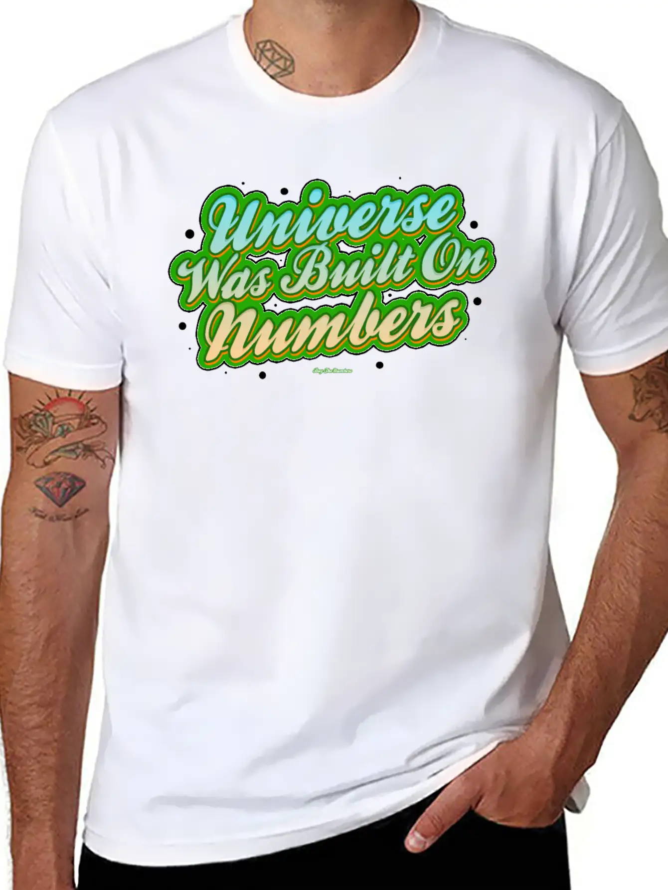 Universe Was Built On Numbers Timeless Short Sleeve Tee – Comfy And Minimalist Design