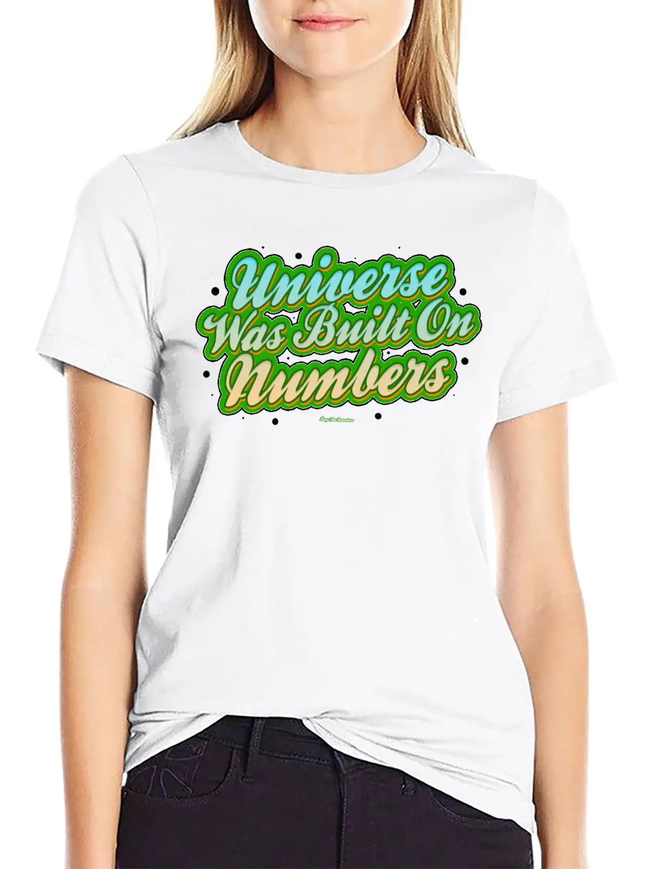 Universe Was Built On Numbers Timeless Short Sleeve Tee – Comfy And Minimalist Design