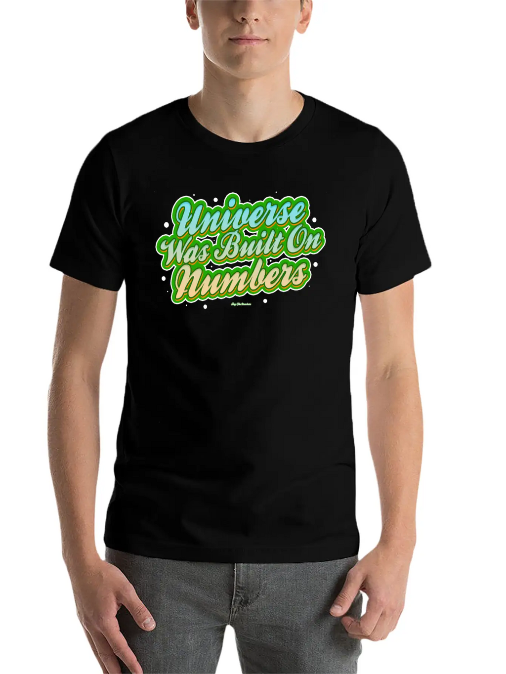 Universe Was Built On Numbers Timeless Short Sleeve Tee – Comfy And Minimalist Design