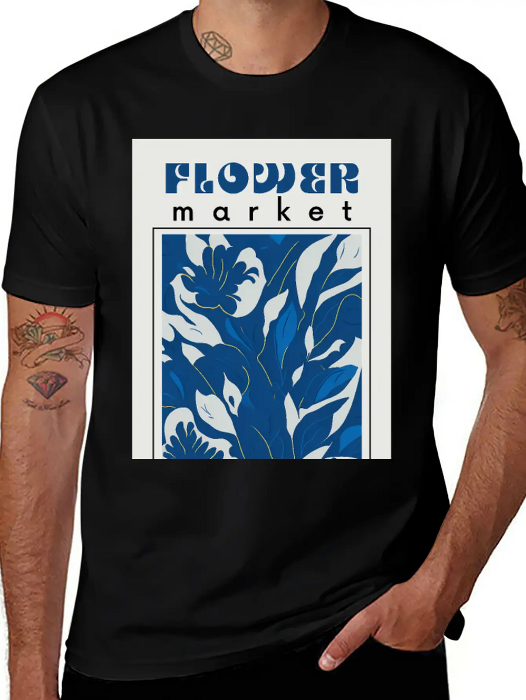 Unleash Your Inner Designer With Our Flower Series Relaxed Everyday Tee – Lightweight And Durable Cotton