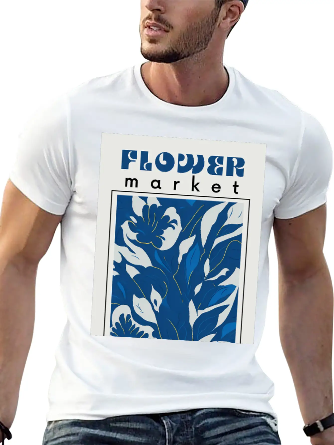 Unleash Your Inner Designer With Our Flower Series Relaxed Everyday Tee – Lightweight And Durable Cotton
