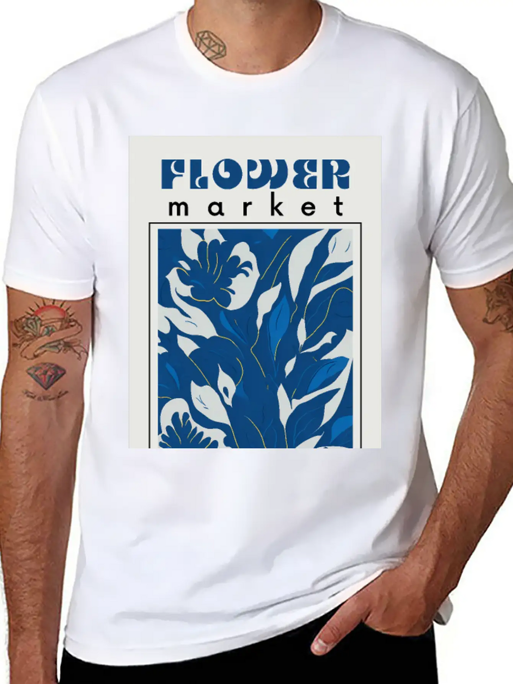Unleash Your Inner Designer With Our Flower Series Relaxed Everyday Tee – Lightweight And Durable Cotton