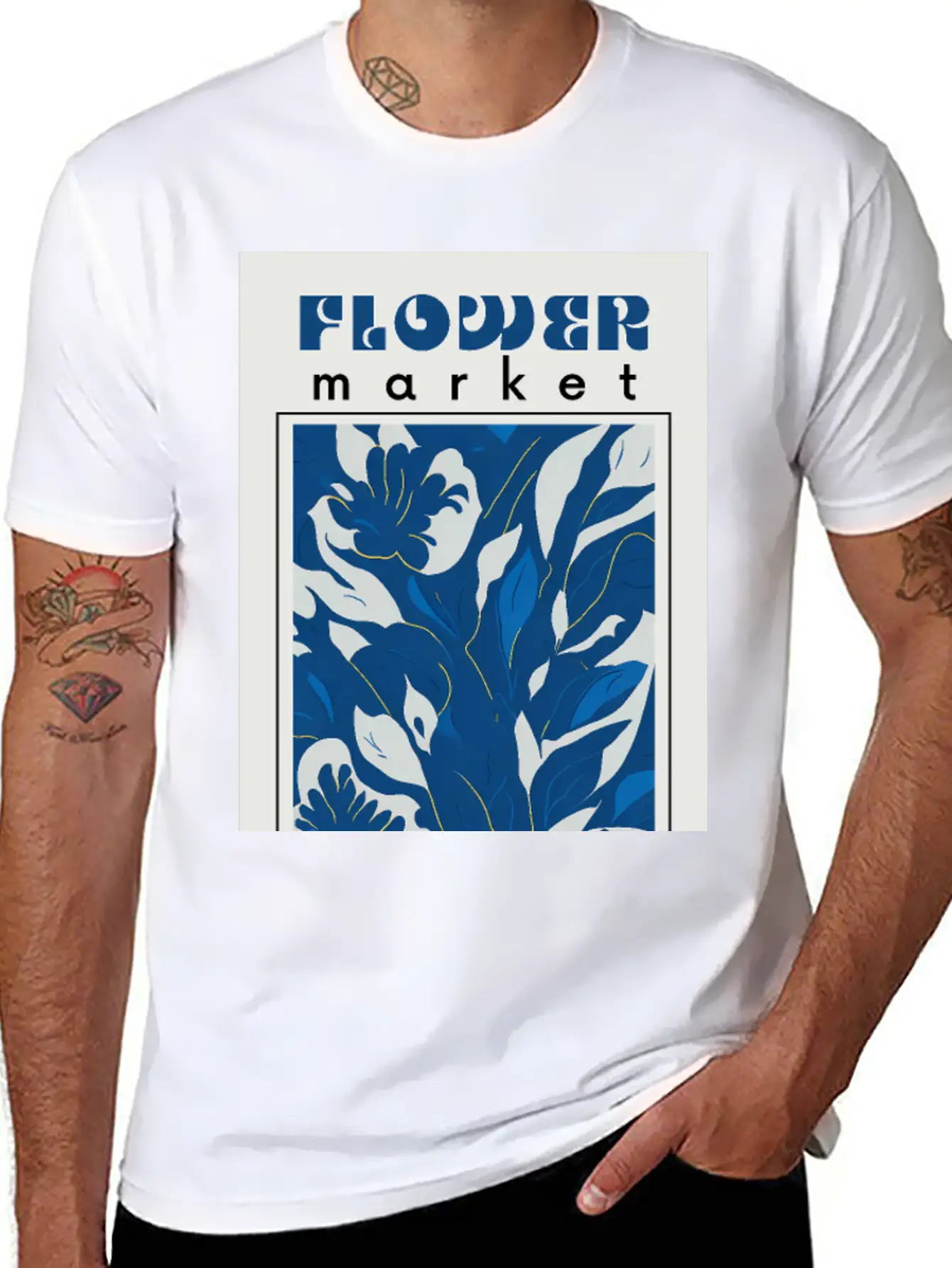 Unleash Your Inner Designer With Our Flower Series Relaxed Everyday Tee – Lightweight And Durable Cotton