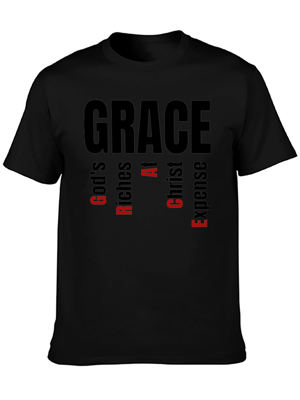 Grace Acronym T-Shirt: Gods Riches At Christ Expense