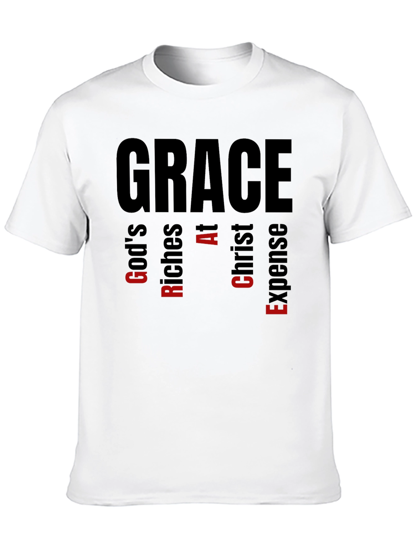Grace Acronym T-Shirt: Gods Riches At Christ Expense