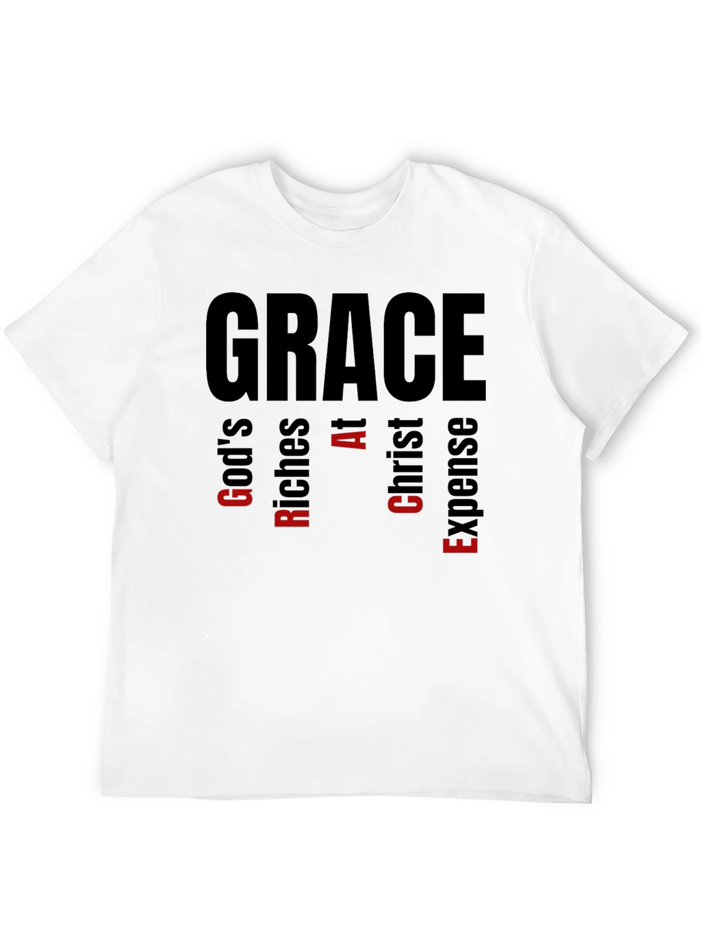 Grace Acronym T-Shirt: Gods Riches At Christ Expense
