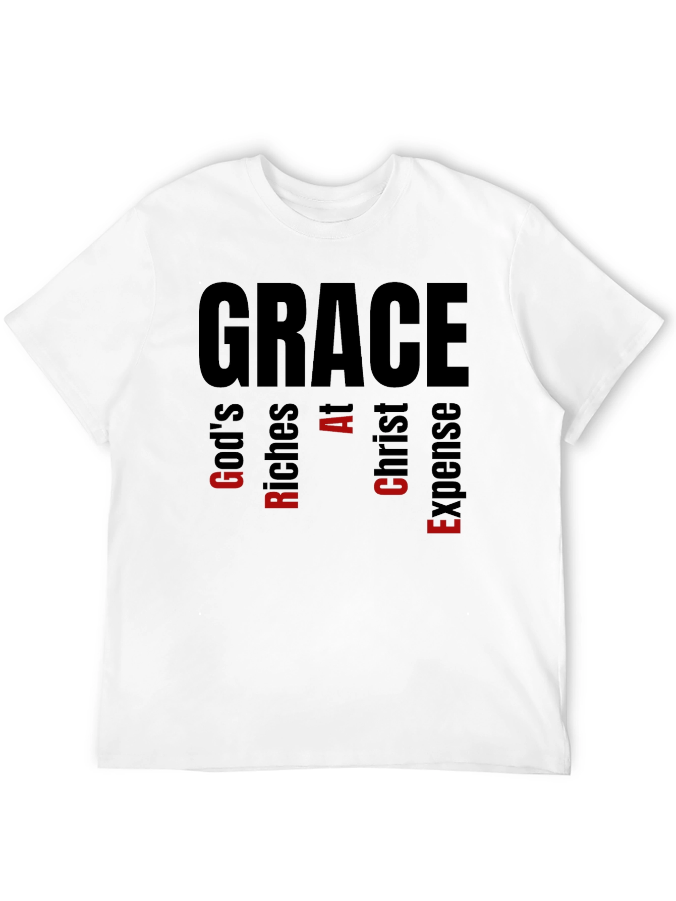 Grace Acronym T-Shirt: Gods Riches At Christ Expense