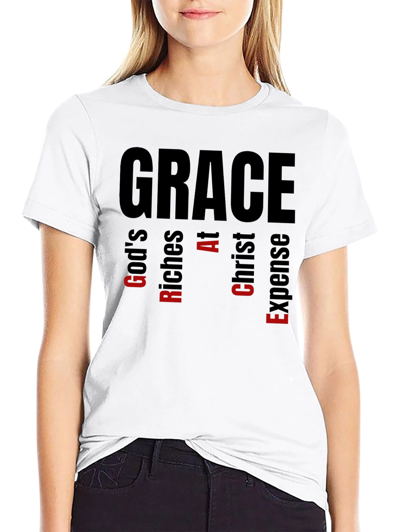 Grace Acronym T-Shirt: Gods Riches At Christ Expense