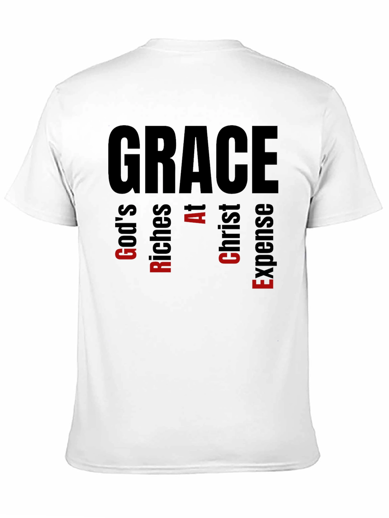 Grace Acronym T-Shirt: Gods Riches At Christ Expense