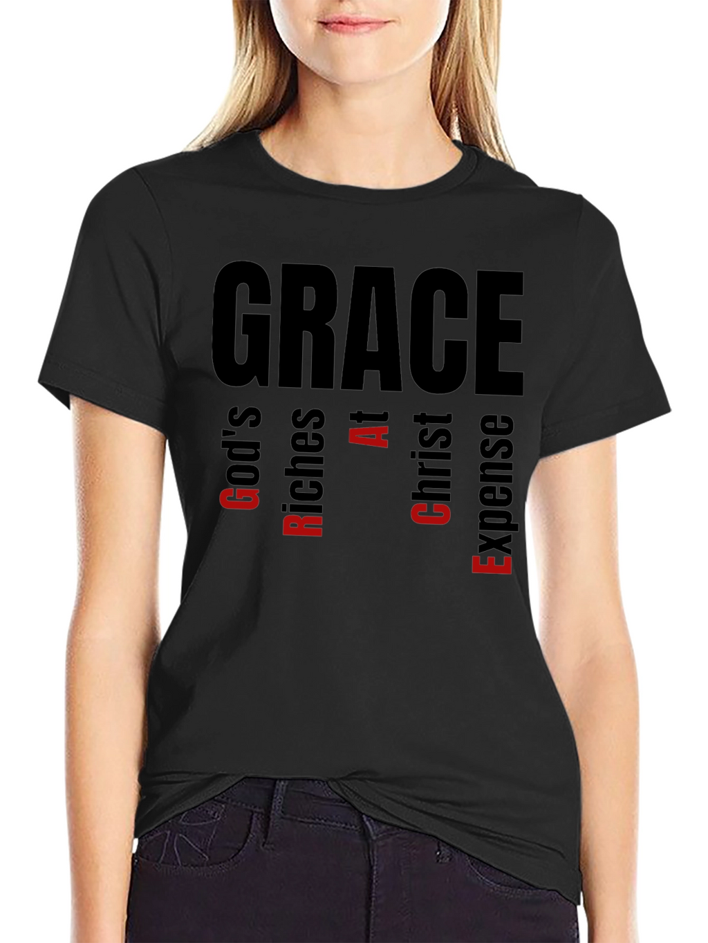Grace Acronym T-Shirt: Gods Riches At Christ Expense