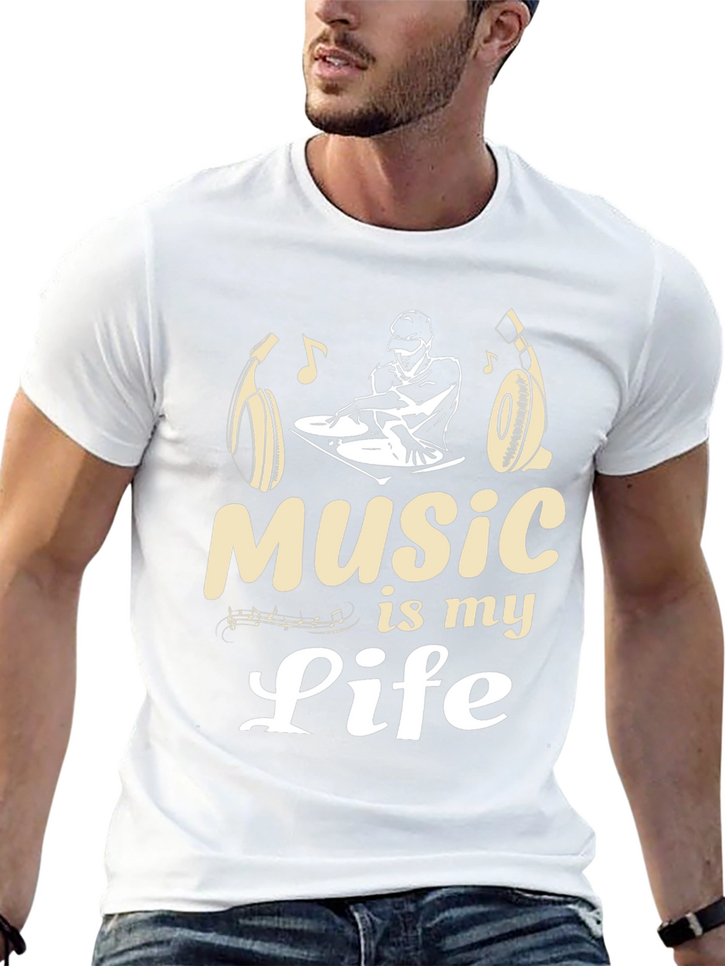 Music is My Life Graphic Tee