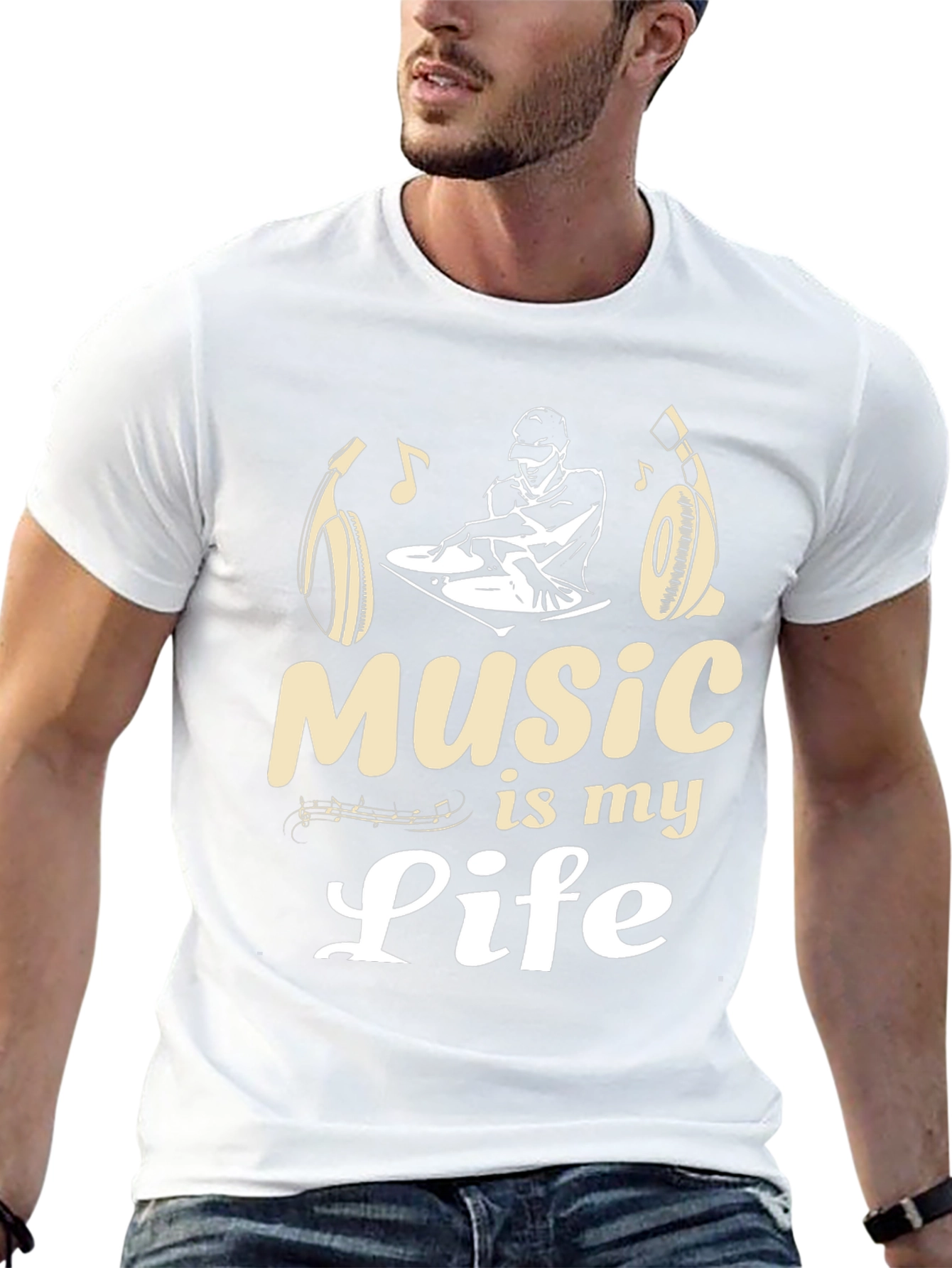Music is My Life Graphic Tee