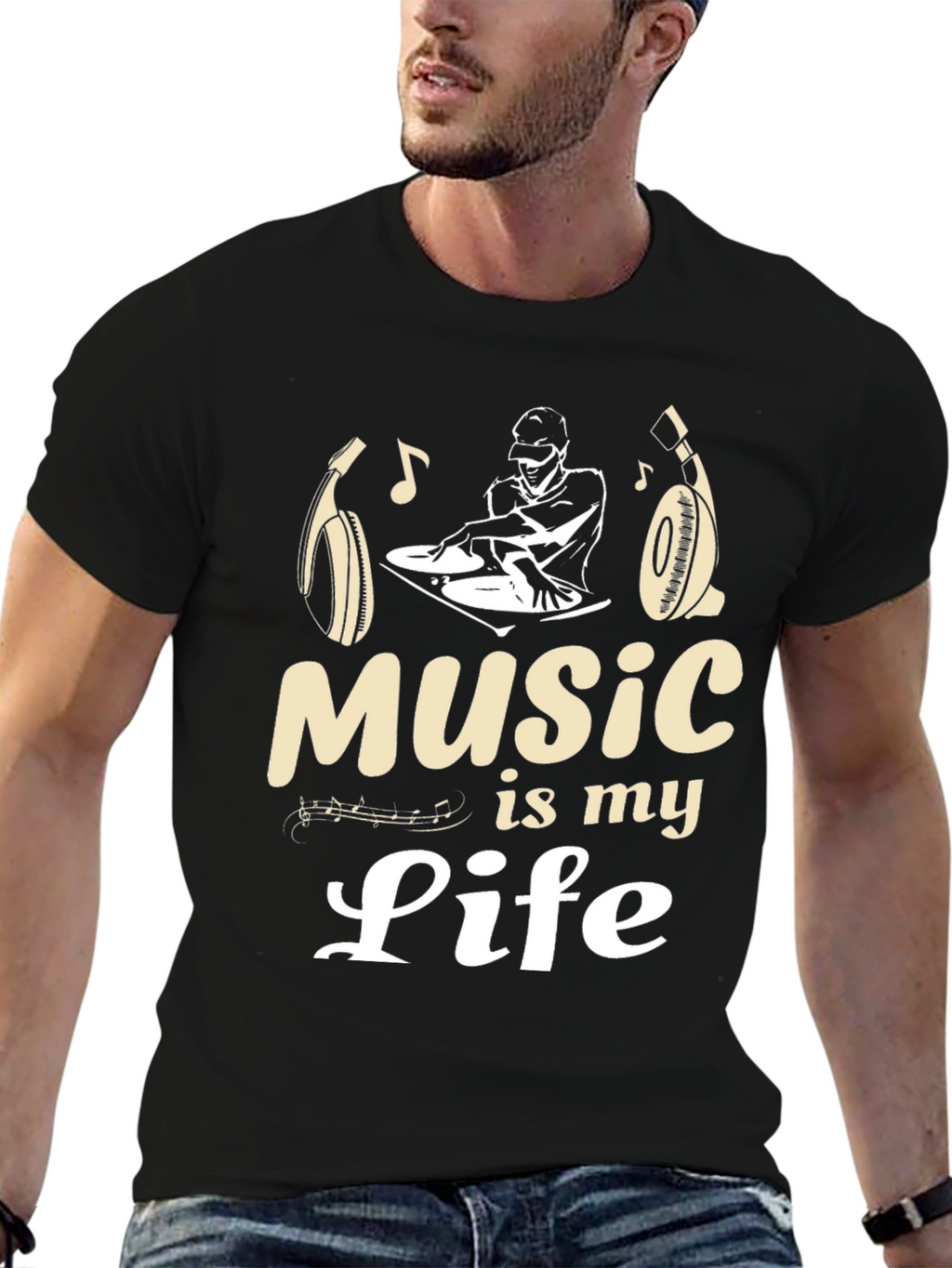 Music is My Life Graphic Tee
