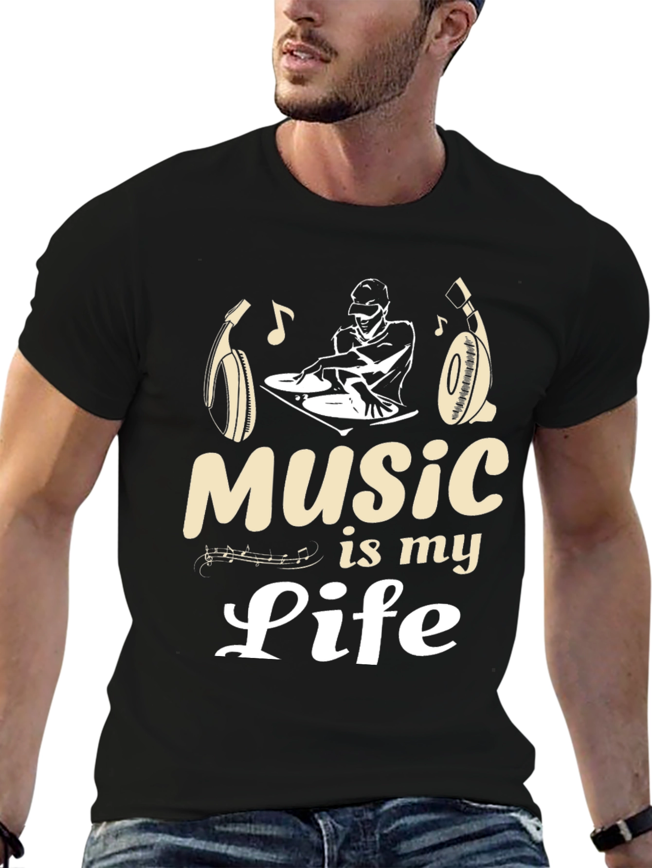 Music is My Life Graphic Tee