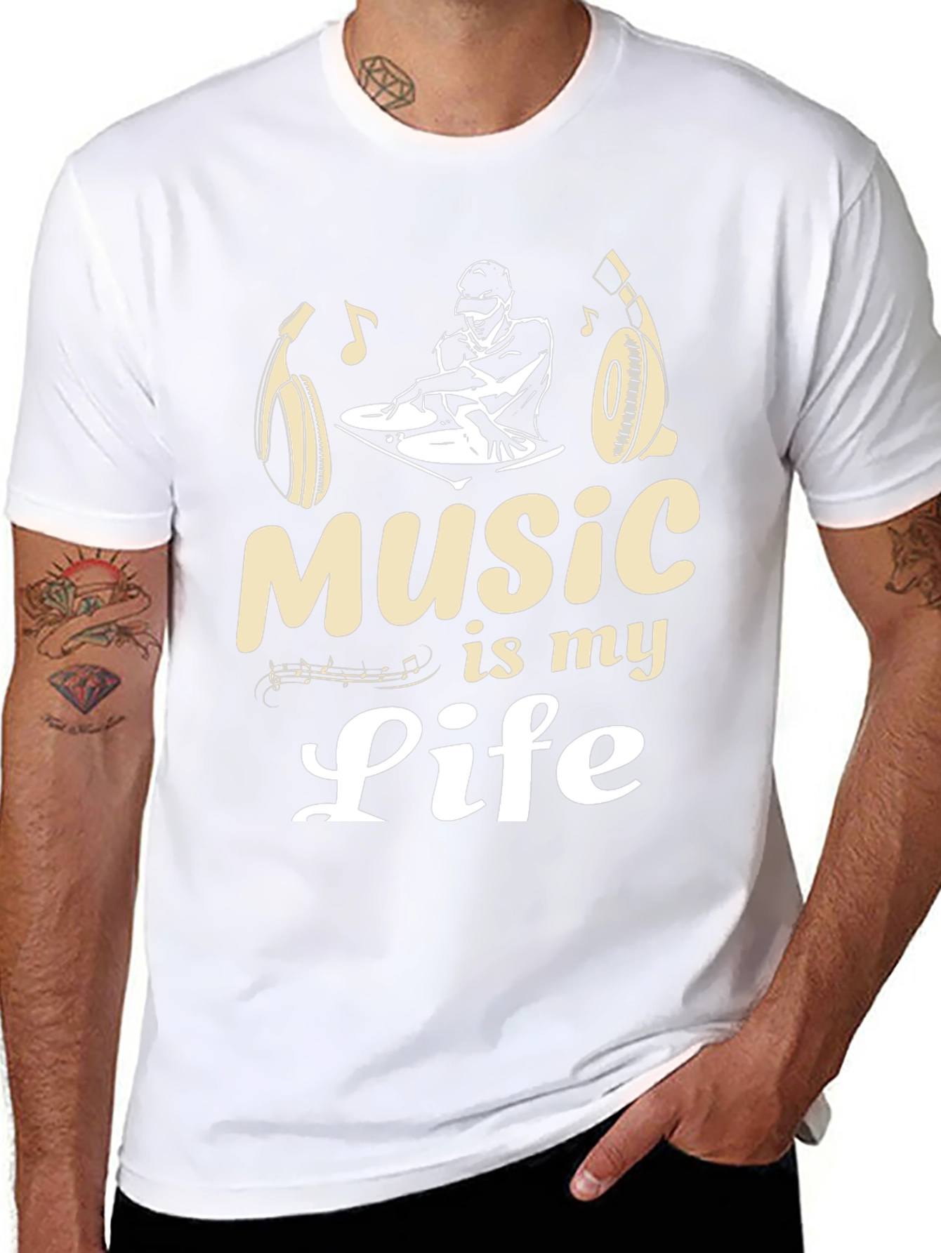 Music is My Life Graphic Tee