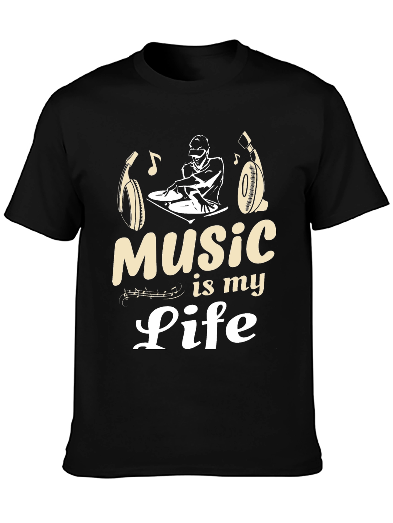 Music is My Life Graphic Tee