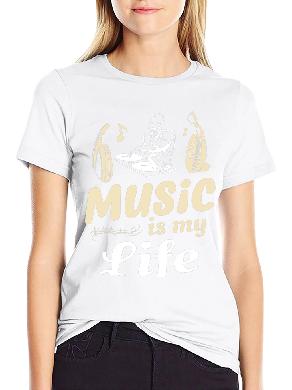 Music is My Life Graphic Tee
