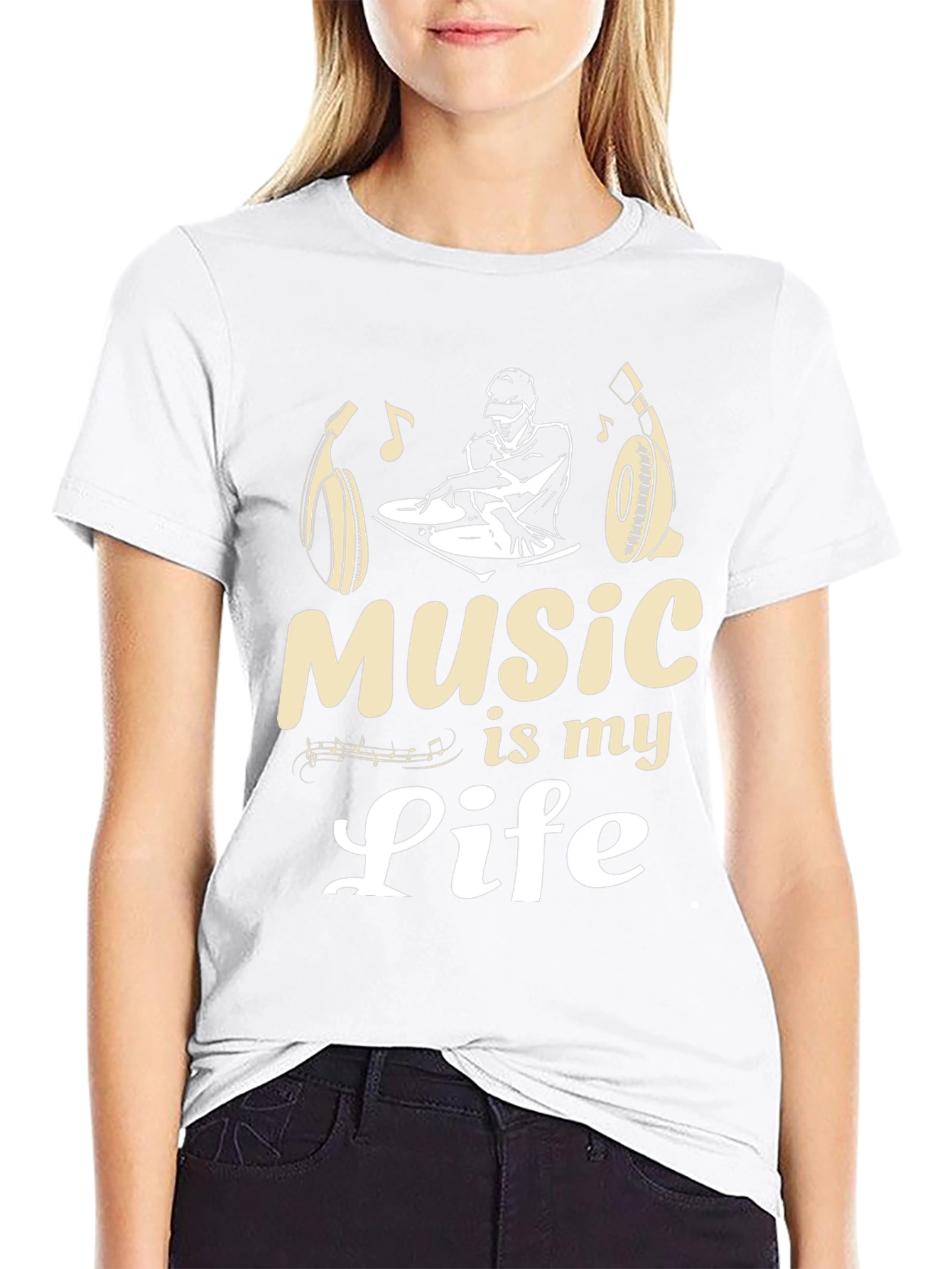 Music is My Life Graphic Tee