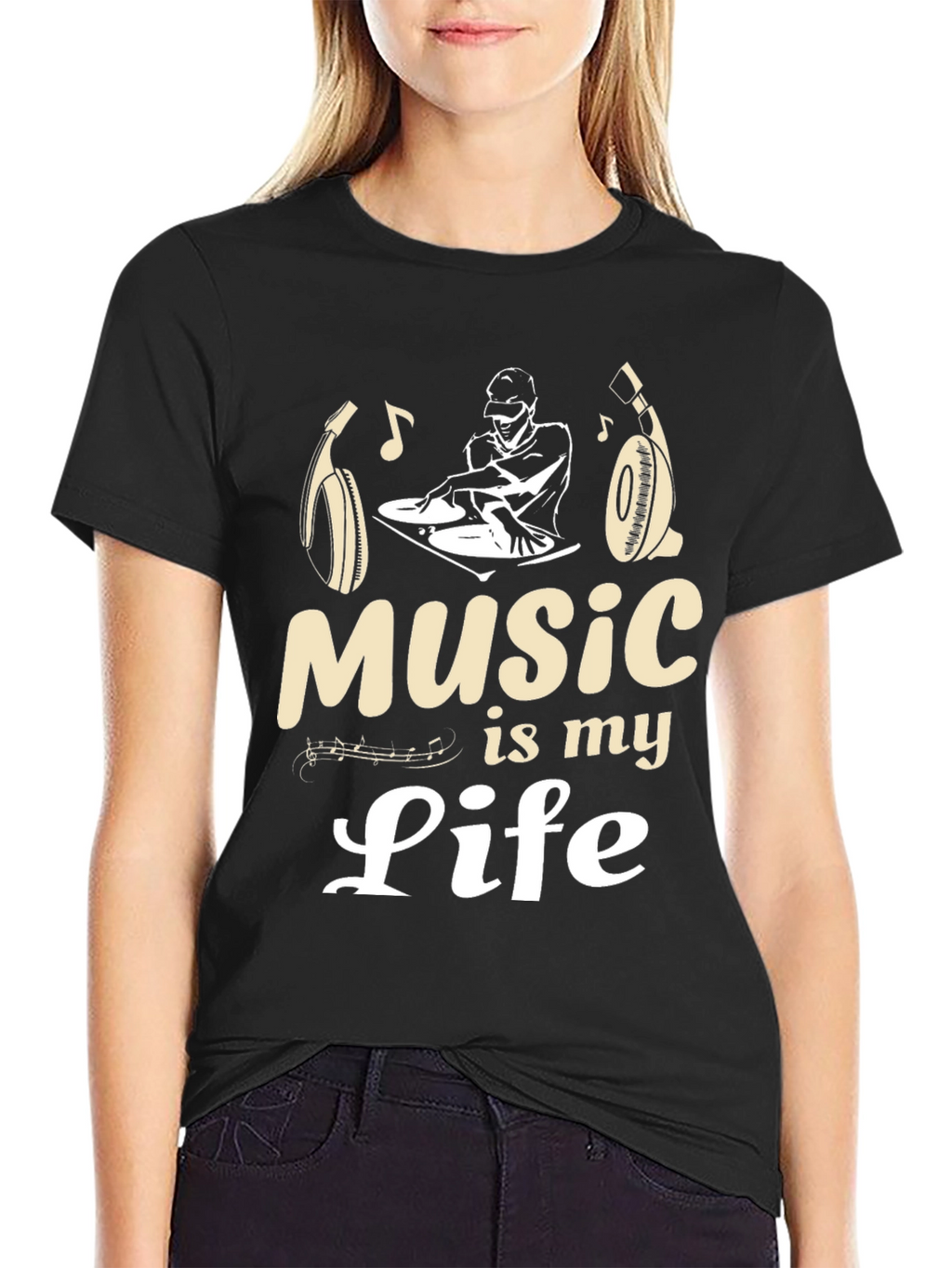 Music is My Life Graphic Tee