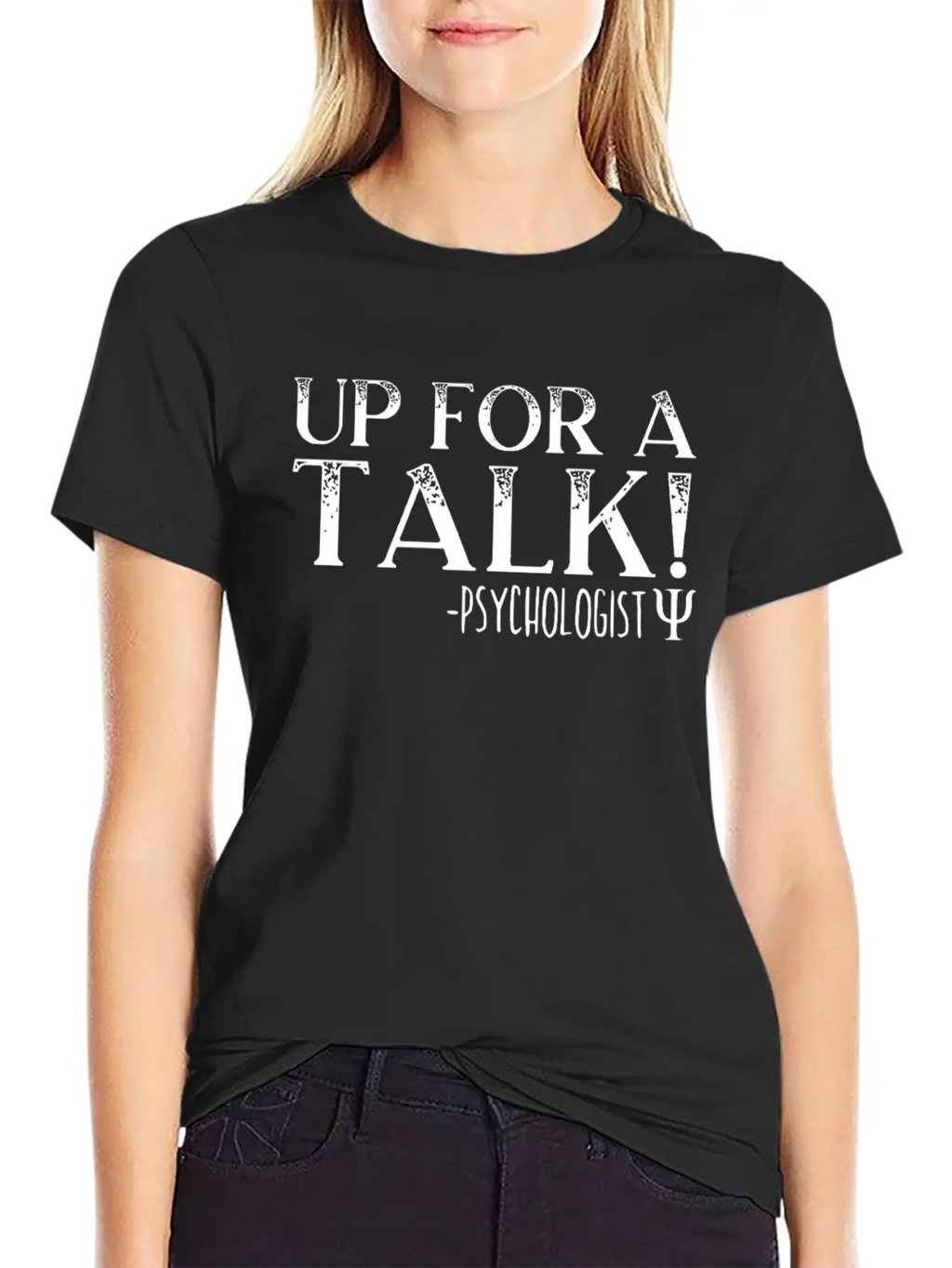 Up For A Talk School Psychologist Psychology Classic Cotton Tee – Unisex Comfort For Any Season