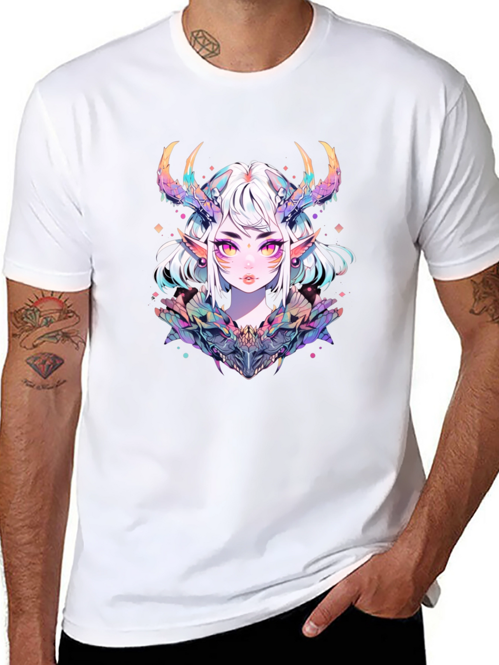 Anime Demon Girl Graphic T-Shirt