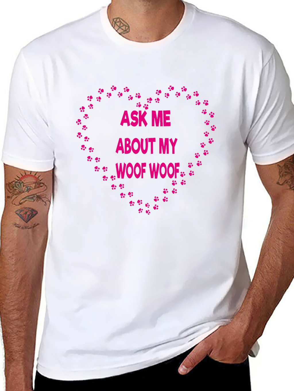 Woof Woof Heart Graphic Tee