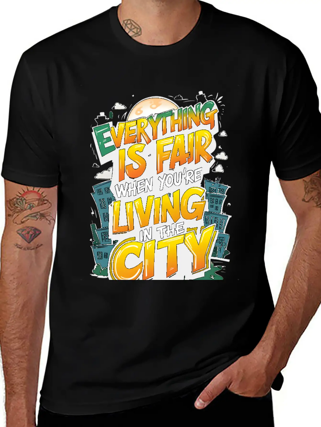 Urban Fairness Stylish Everyday T-Shirt – Unisex Basic Cotton Tee
