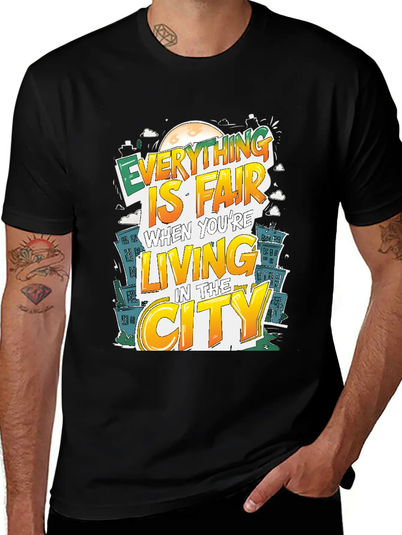Urban Fairness Stylish Everyday T-Shirt – Unisex Basic Cotton Tee