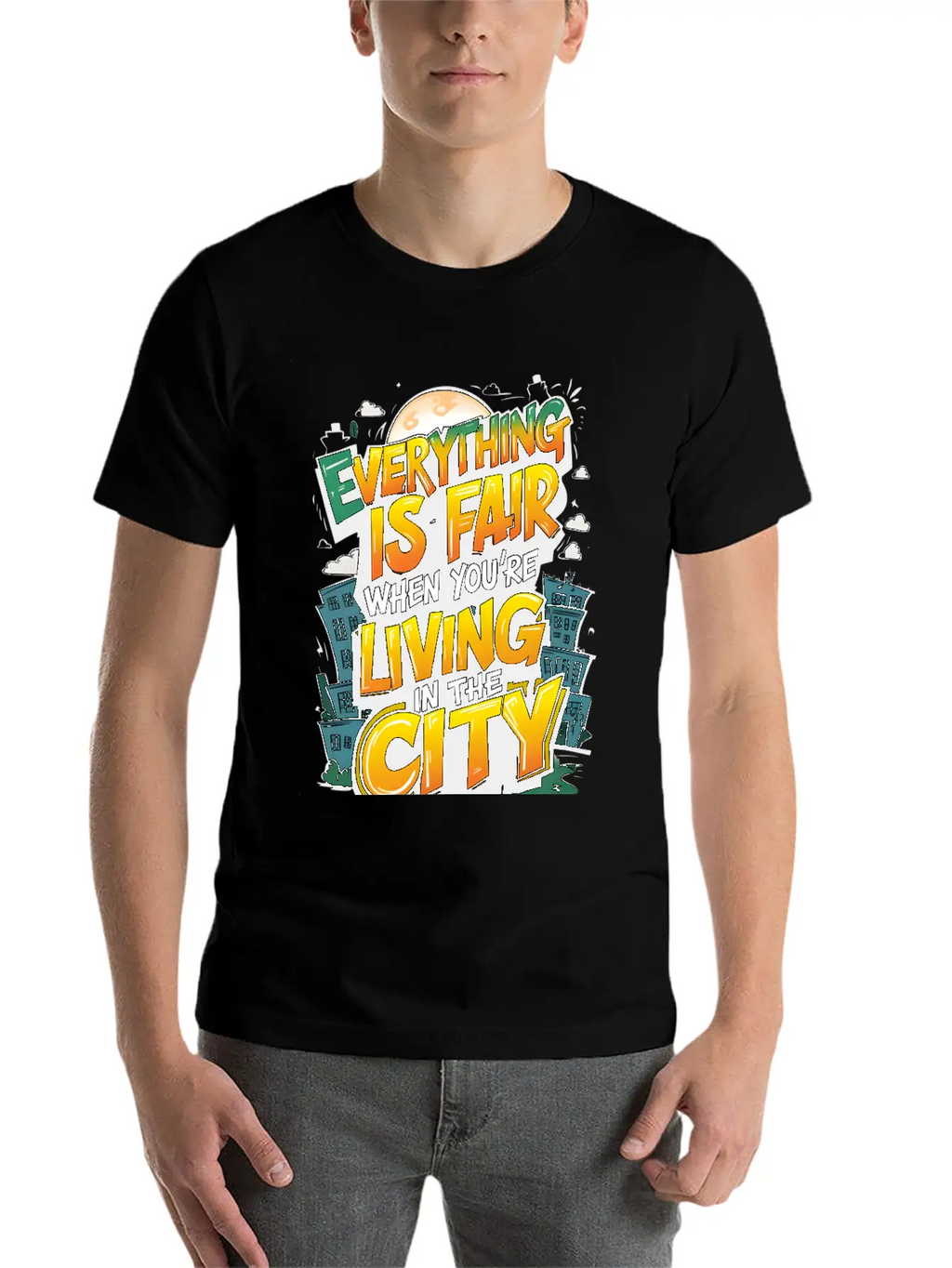 Urban Fairness Stylish Everyday T-Shirt – Unisex Basic Cotton Tee