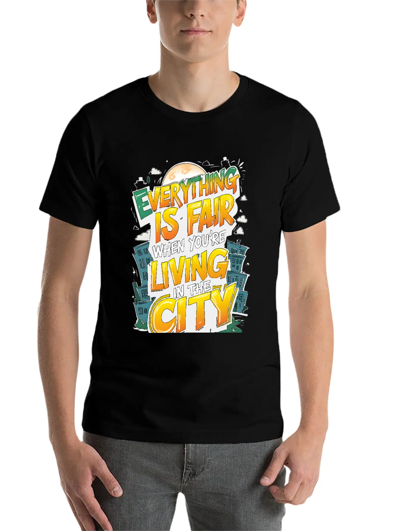 Urban Fairness Stylish Everyday T-Shirt – Unisex Basic Cotton Tee