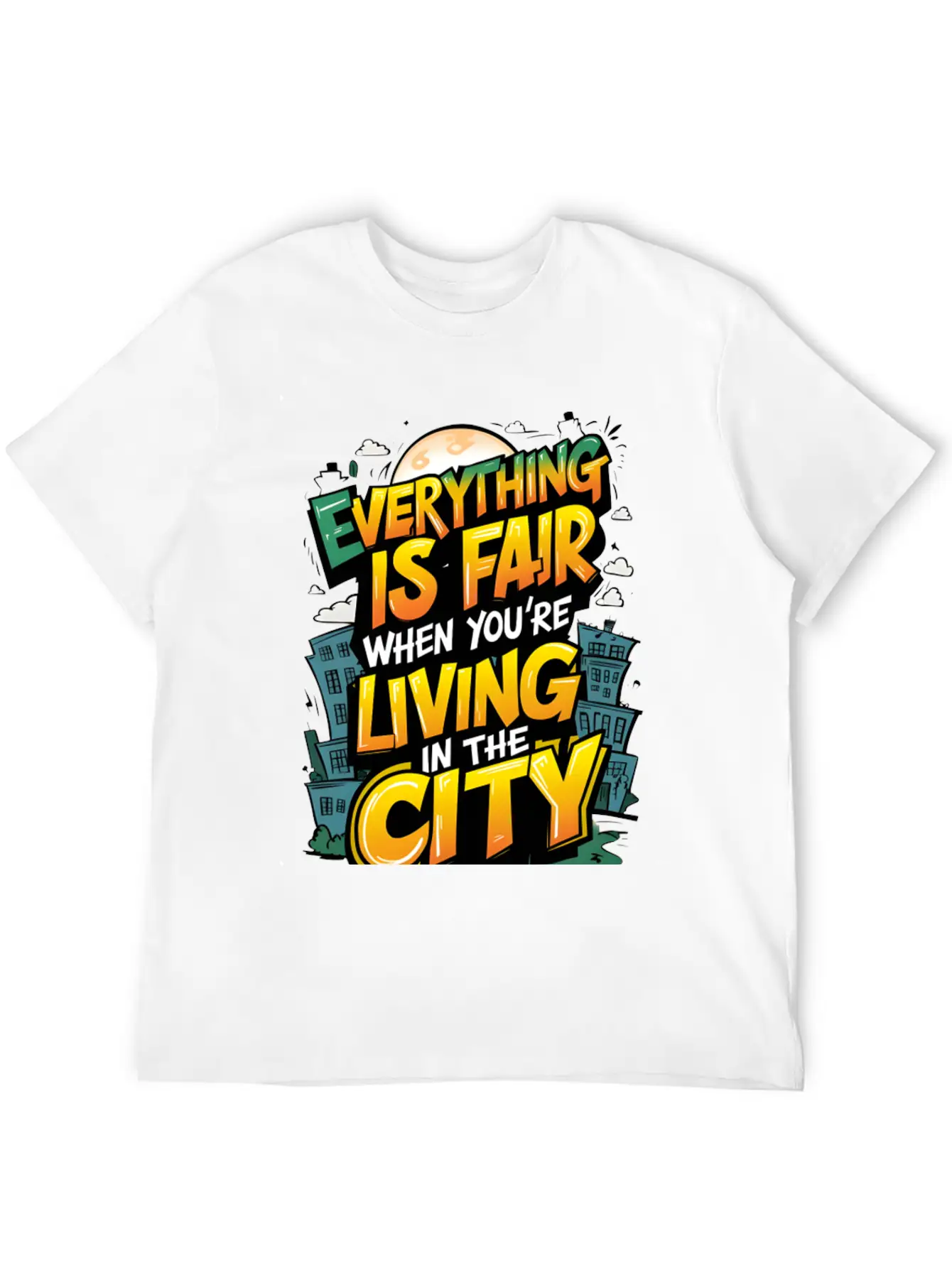 Urban Fairness Stylish Everyday T-Shirt – Unisex Basic Cotton Tee