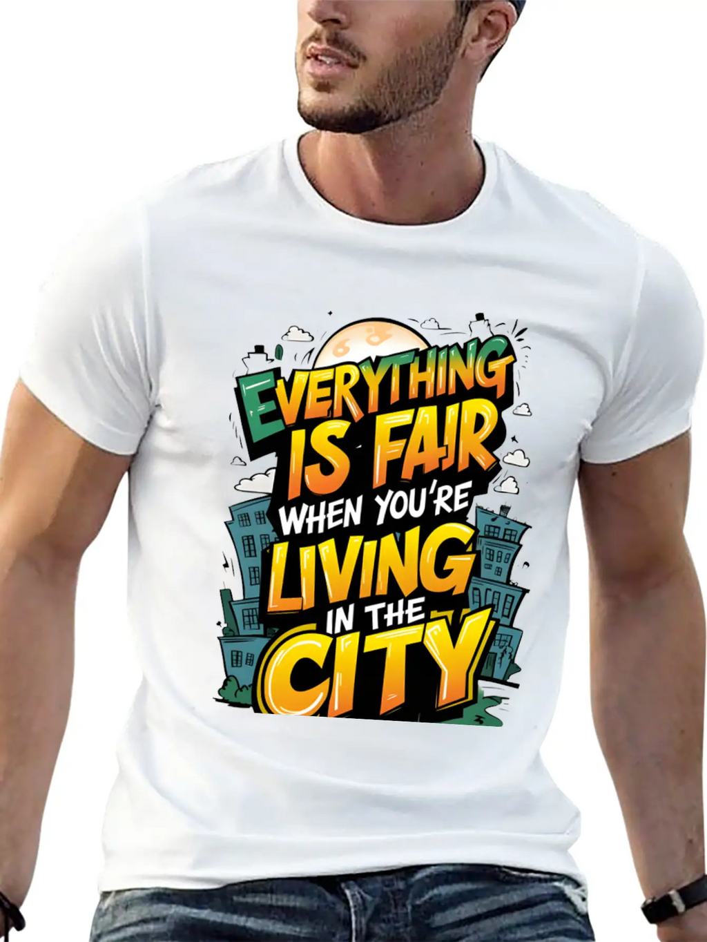 Urban Fairness Stylish Everyday T-Shirt – Unisex Basic Cotton Tee