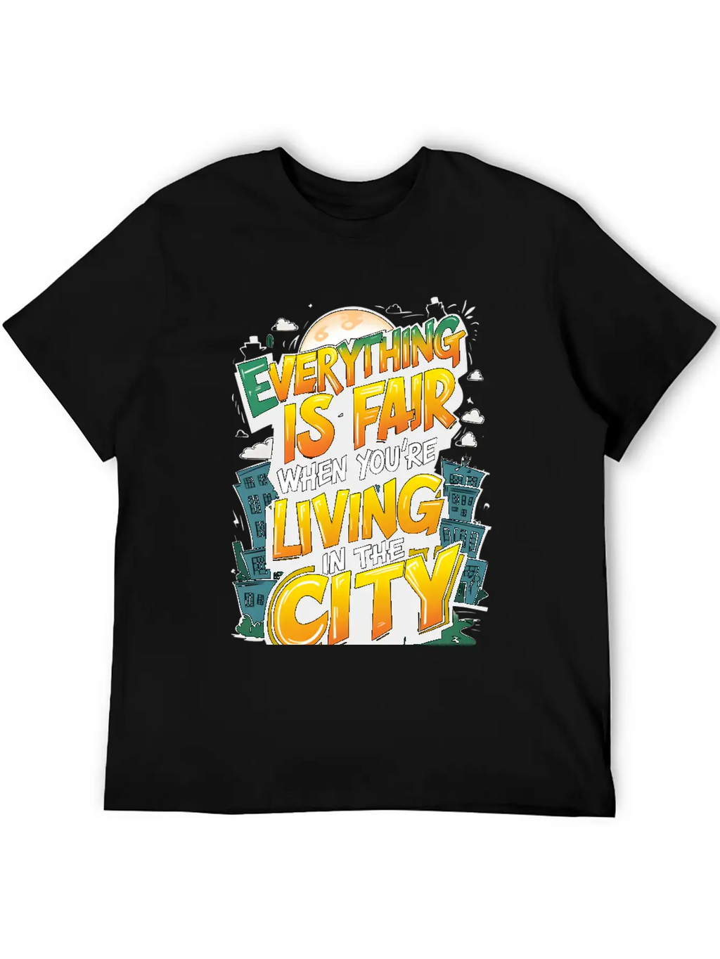 Urban Fairness Stylish Everyday T-Shirt – Unisex Basic Cotton Tee