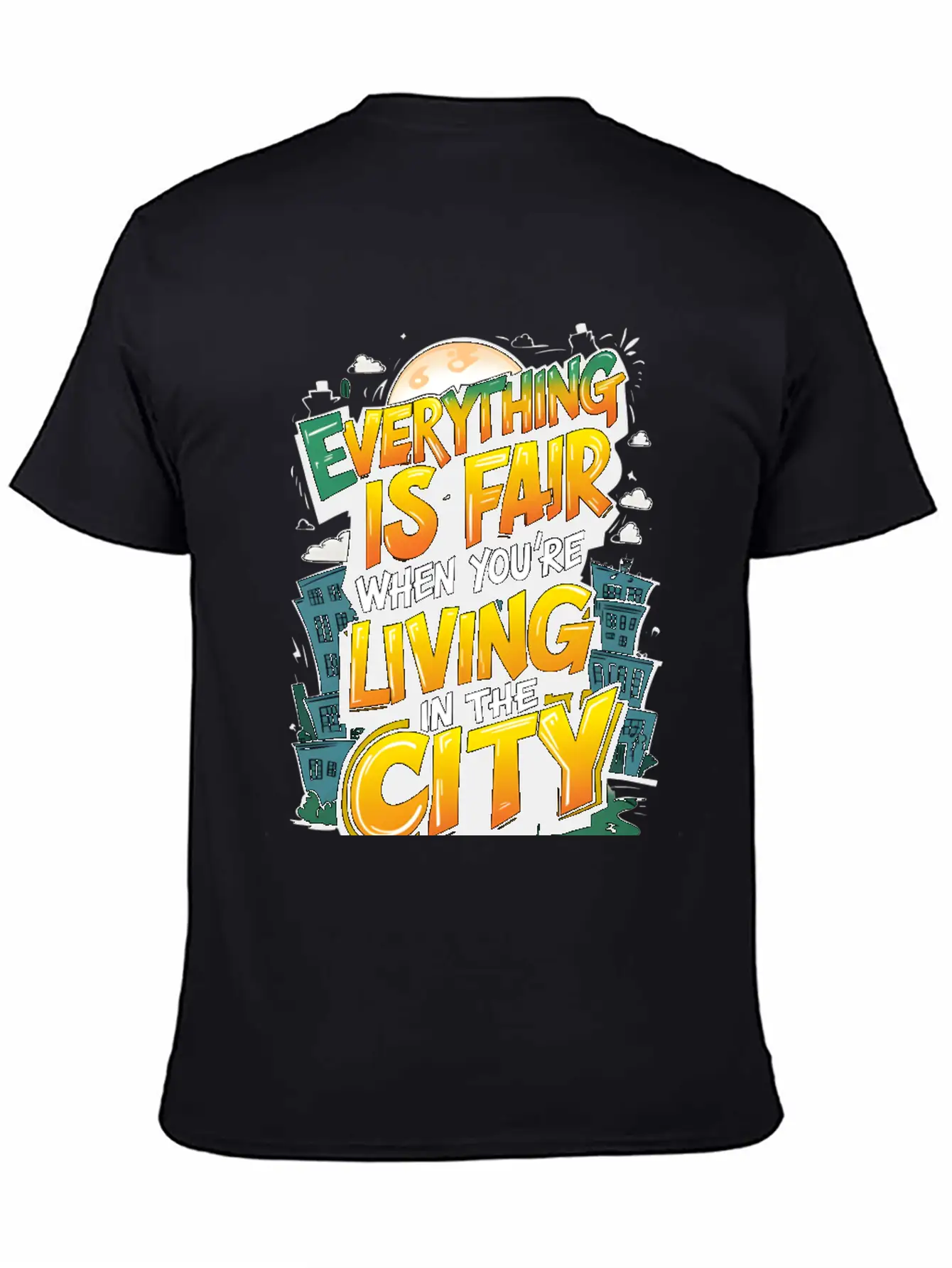 Urban Fairness Stylish Everyday T-Shirt – Unisex Basic Cotton Tee