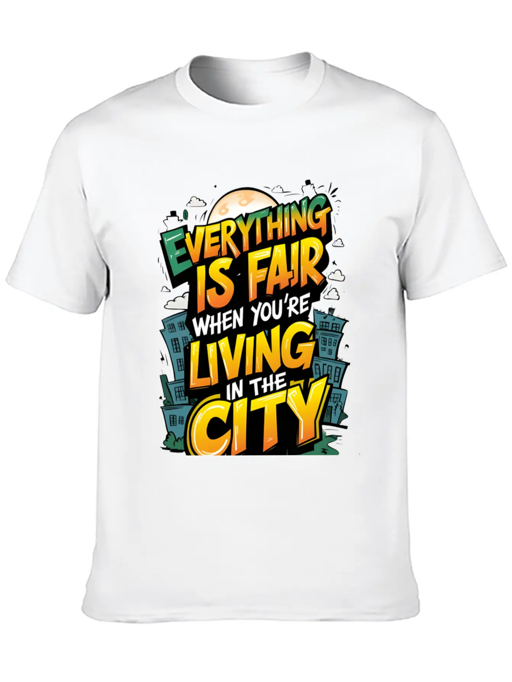 Urban Fairness Stylish Everyday T-Shirt – Unisex Basic Cotton Tee